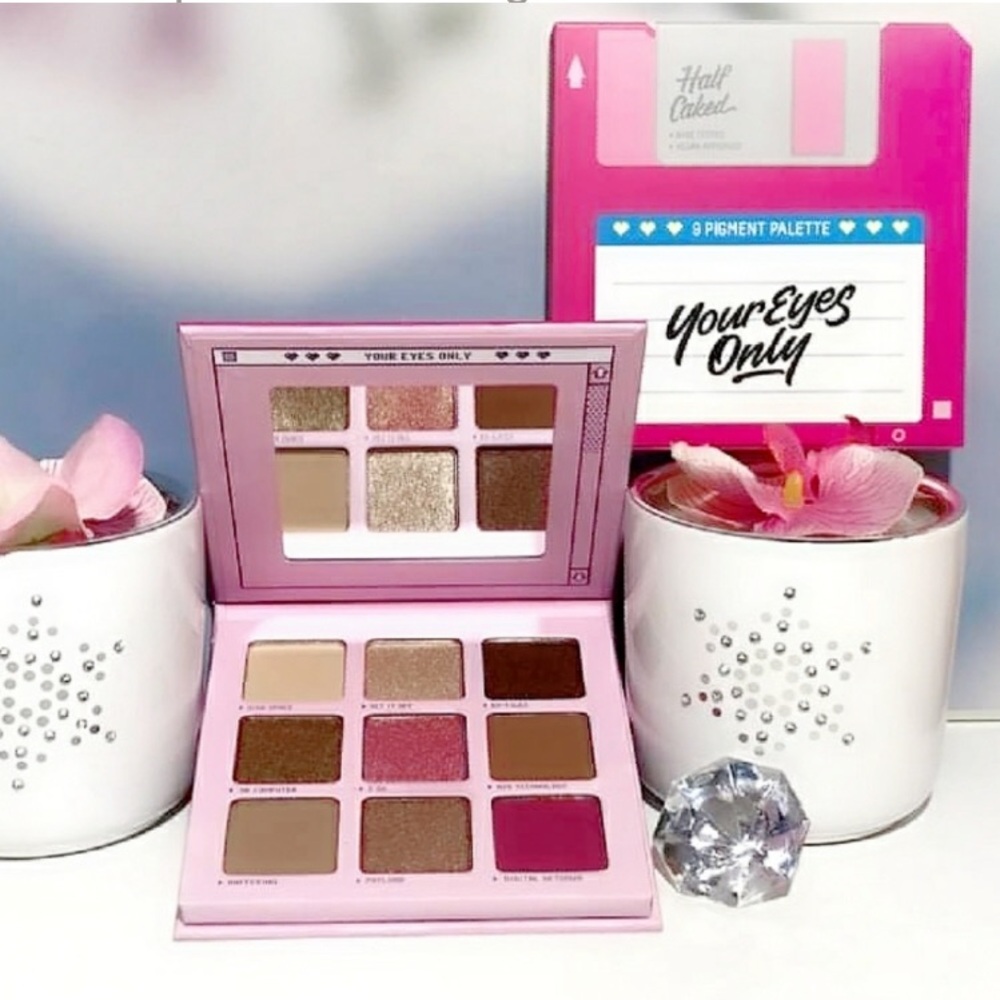 Half Caked Your Eyes Only 9 Pigment Palette Eyeshadow Palette *BNIB